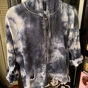 Calvin Klein Performance Tie-Dye Zip-Up- Size M